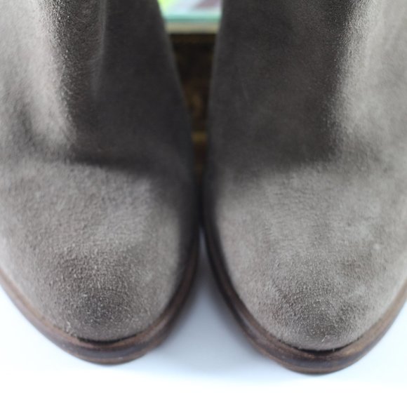 Carla Pitti Suede Leather Ankle Boots - Picture 8 of 16